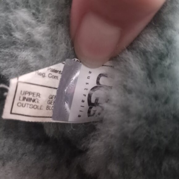 UGG Classic Sheepskin Lined Mint Green Boot Size 9 - Picture 11 of 11